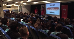 Öğrencilerimiz "Deprem Bilinçlendirme Semineri"ne katıldı.