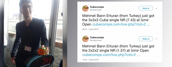Mehmet Barın Erturan'dan Türkiye Rekorları