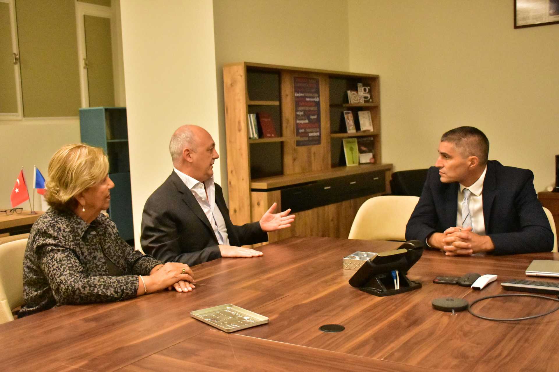 Fransa Fahri Konsolosu Bernad Arkas&#039;ı ağırladık