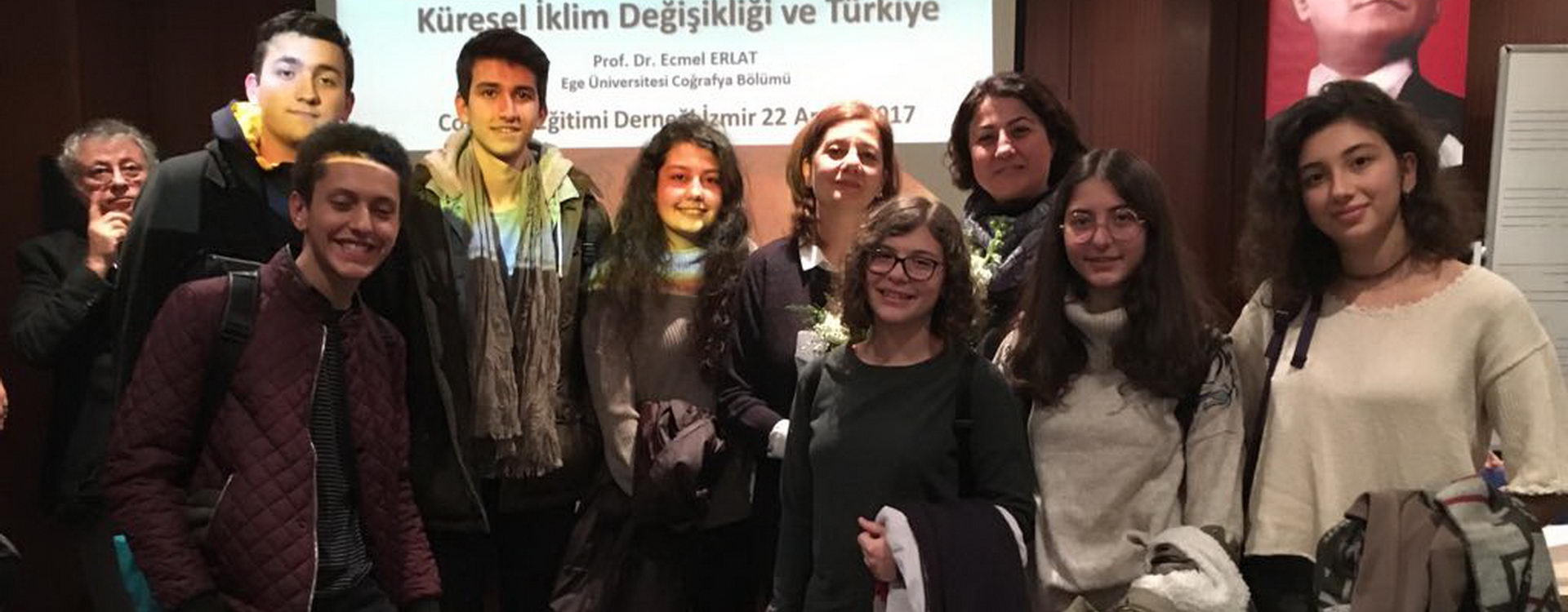 Küresel İklim Değişikliği ve Türkiye konulu konferansa katıldık.